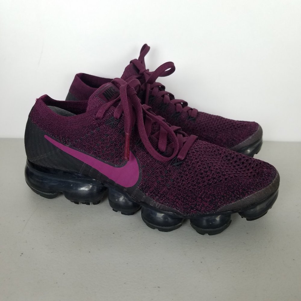 Nike Air VaporMax Bordeaux Tea Berry 849557-605 size 7 Running Shoes